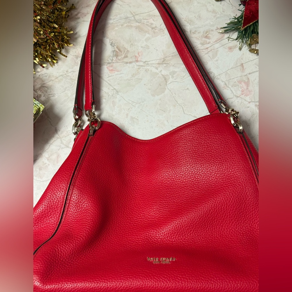 Kate Spade Vibrant Red Shoulder Bag - Picture 3 of 5